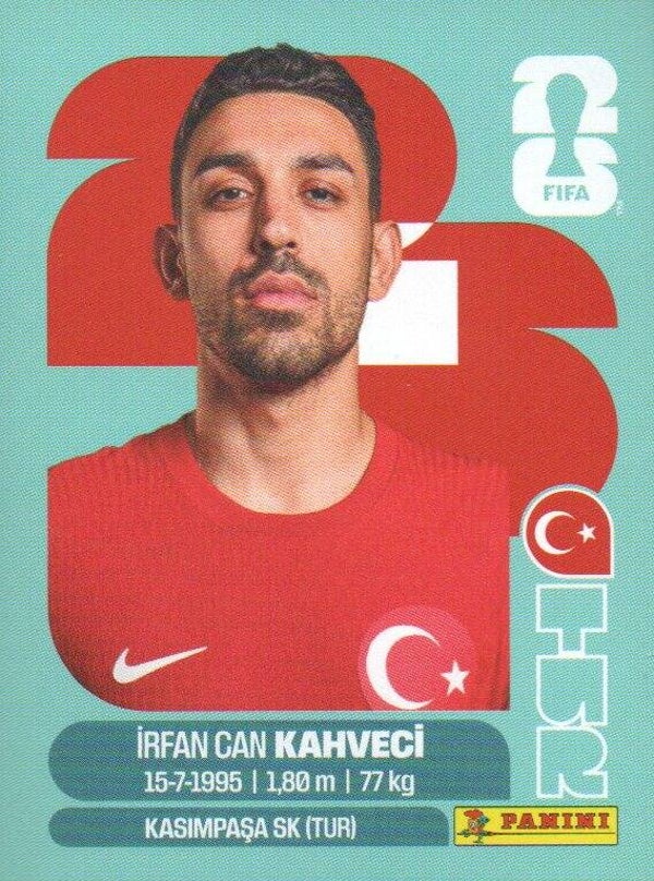 #TUR 15: Irfan Can Kahveci (Türkiye) - Panini FIFA World Cup 2026 Canada, USA, Mexico. Standaard Editie