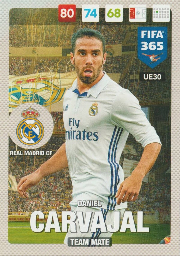 #UE30: Daniel Carvajal (Real Madrid CF) Panini FIFA 365 - Adrenalyn XL 2017 Update Edition