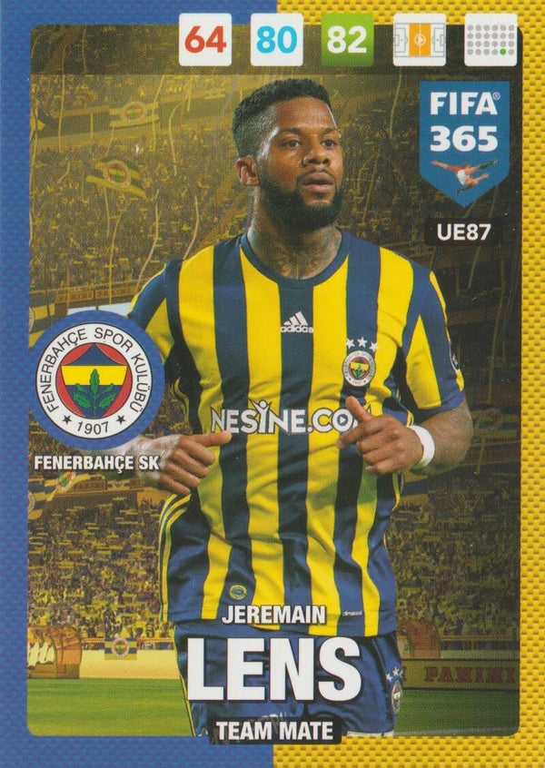 #UE87: Jeremain Lens (Fenerbahçe SK)  Panini FIFA 365 - Adrenalyn XL 2017 Update Edition