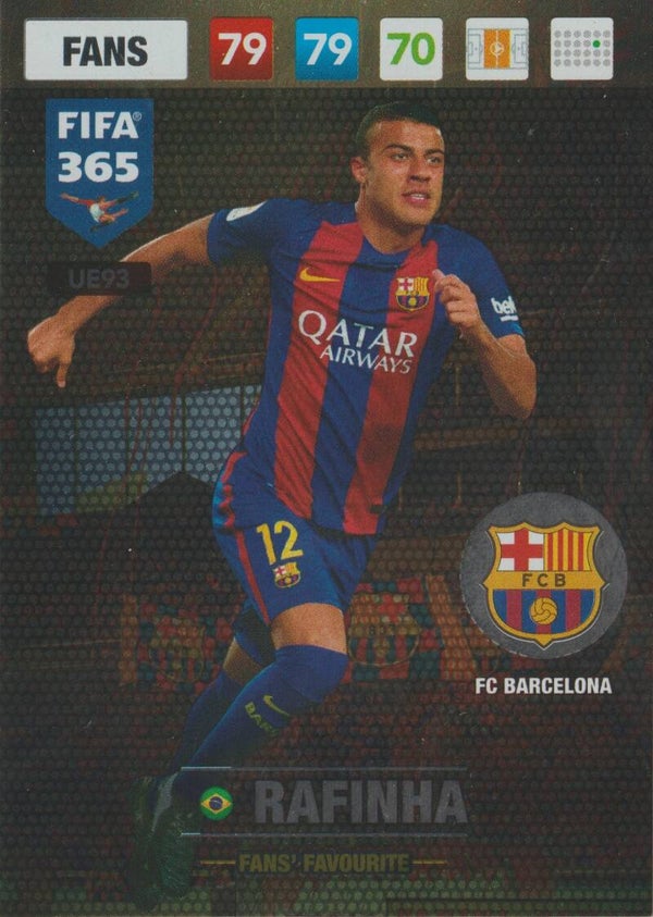 #UE93: Rafinha (FC Barcelona)  Panini FIFA 365 - Adrenalyn XL 2017 Update Edition