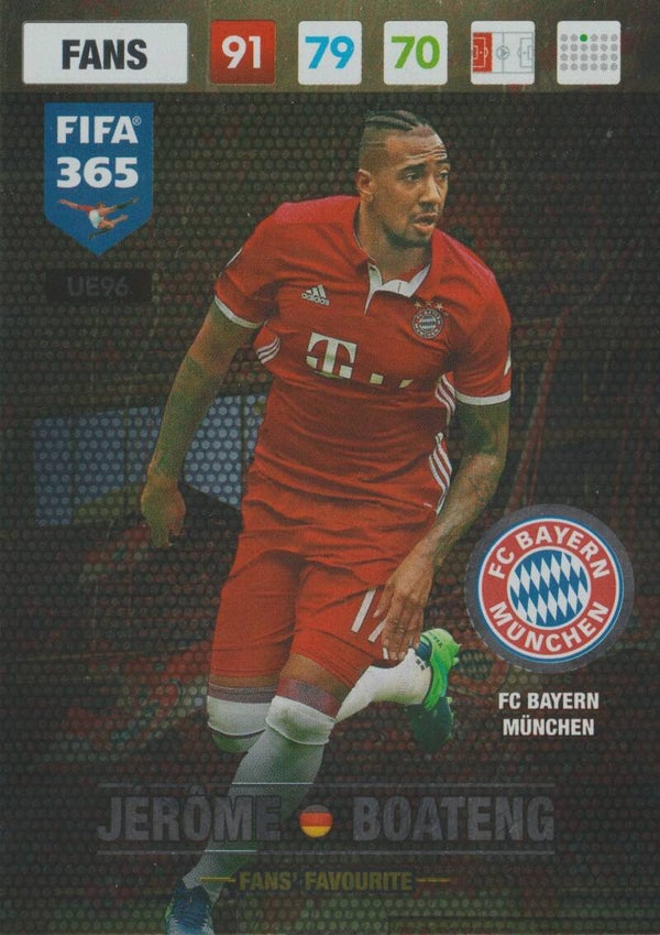 #UE96: Jérome Boateng (FC Bayern München)  Panini FIFA 365 - Adrenalyn XL 2017 Update Edition