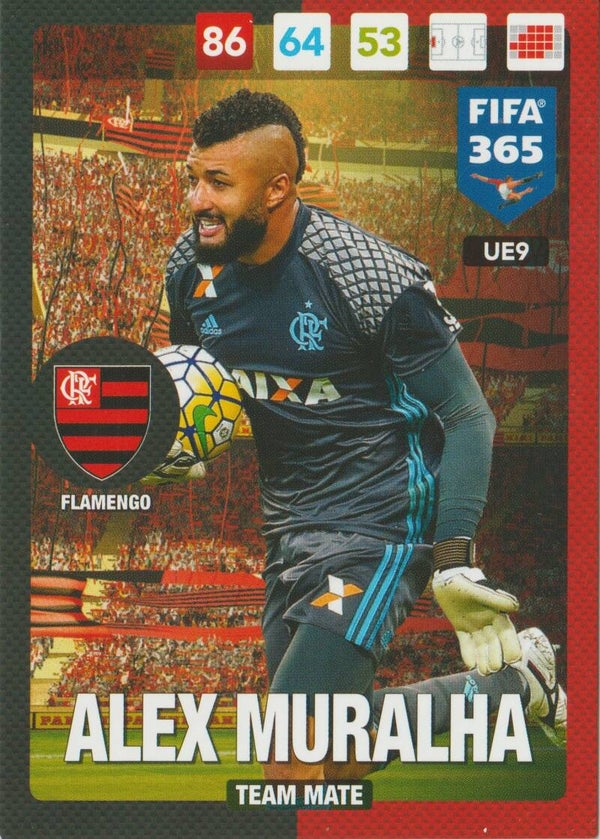 #UE9: Alex Muralha (Flamengo) Panini FIFA 365 - Adrenalyn XL 2017 Update Edition