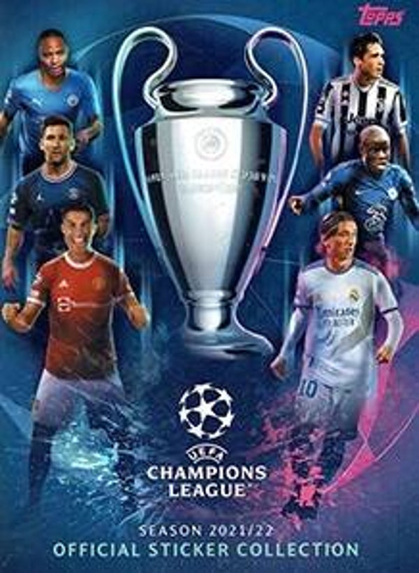 Topps UEFA Champions League 2021/2022 Officieel Sticker Verzamelalbum