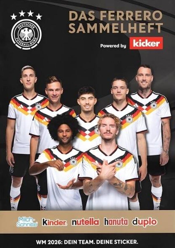 Panini Family: Das Ferrero Sammelheft 2026 (Powered by Kicker) Verzamelalbum Softcover