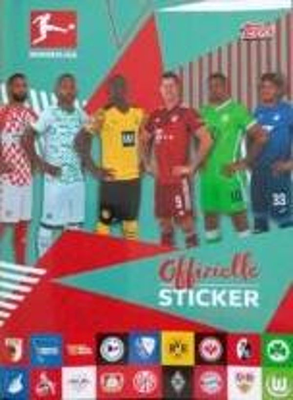 Topps Bundesliga 2021/2022 Officieel Sticker Verzamelalbum