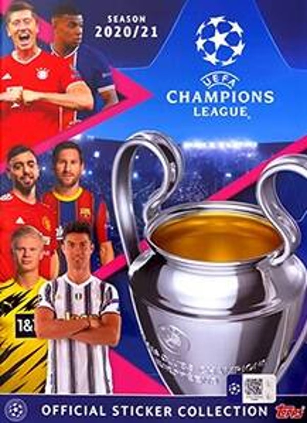 Topps UEFA Champions League 2020/2021 Officieel Sticker Verzamelalbum
