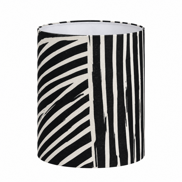 Lampenschirm aus Baumwolle „Zebra"