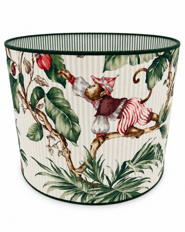 Lampenschirm aus Bauwolle "Feenäffchen"