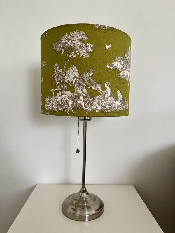 Lampenschirm aus Baumwolle „Baroccos Garten“ D 30 cm