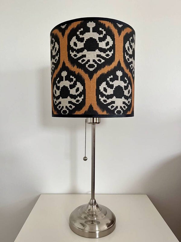 Lampenschirm aus Baumwolle „Wie Ikat“ D 25 cm