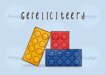 FT00159 - Juf Kim - Gefeliciteerd Lego