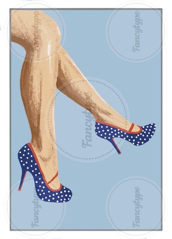 FT00128 - FancyType - 50's - Shoes