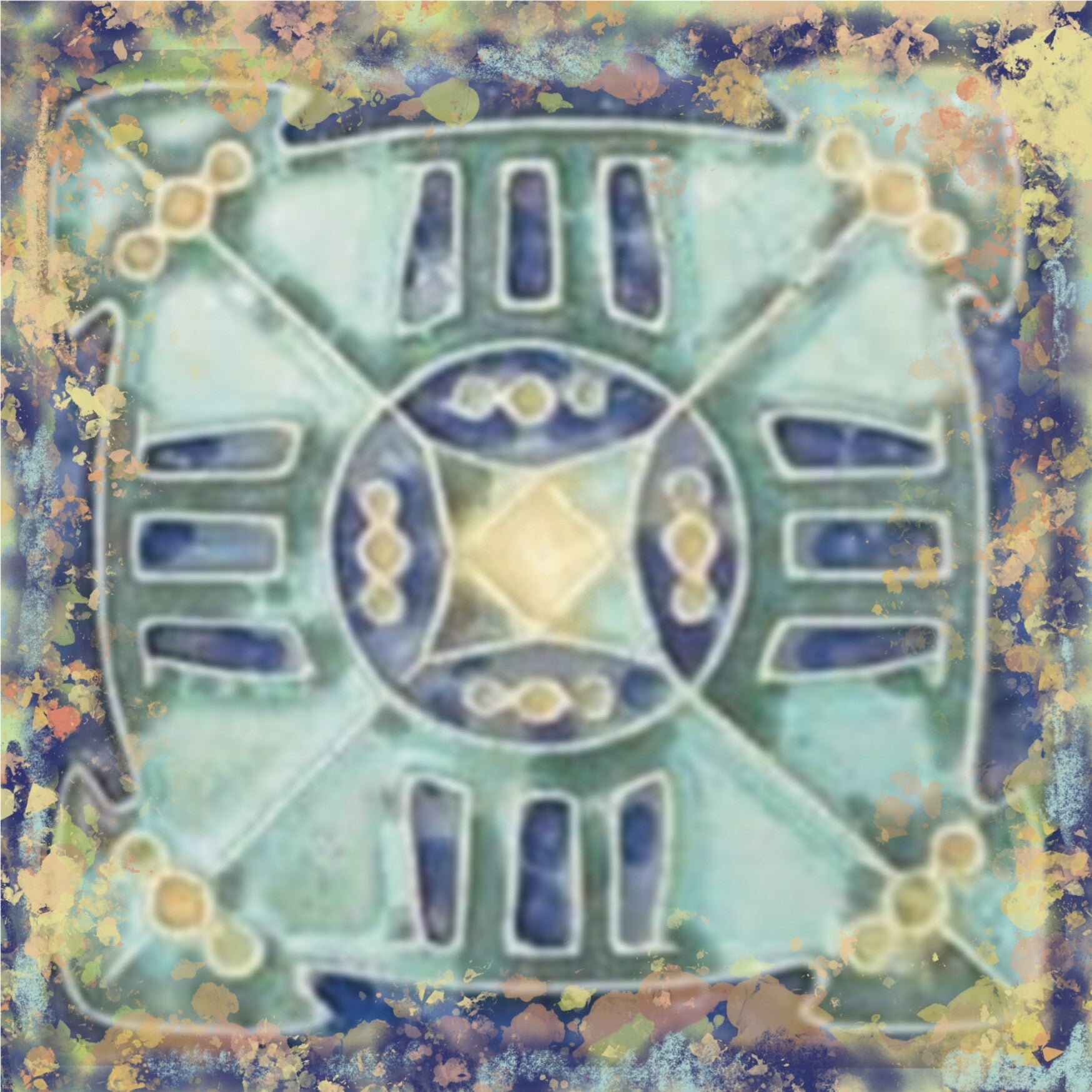 FT0077 Caleidoscoop Aqua