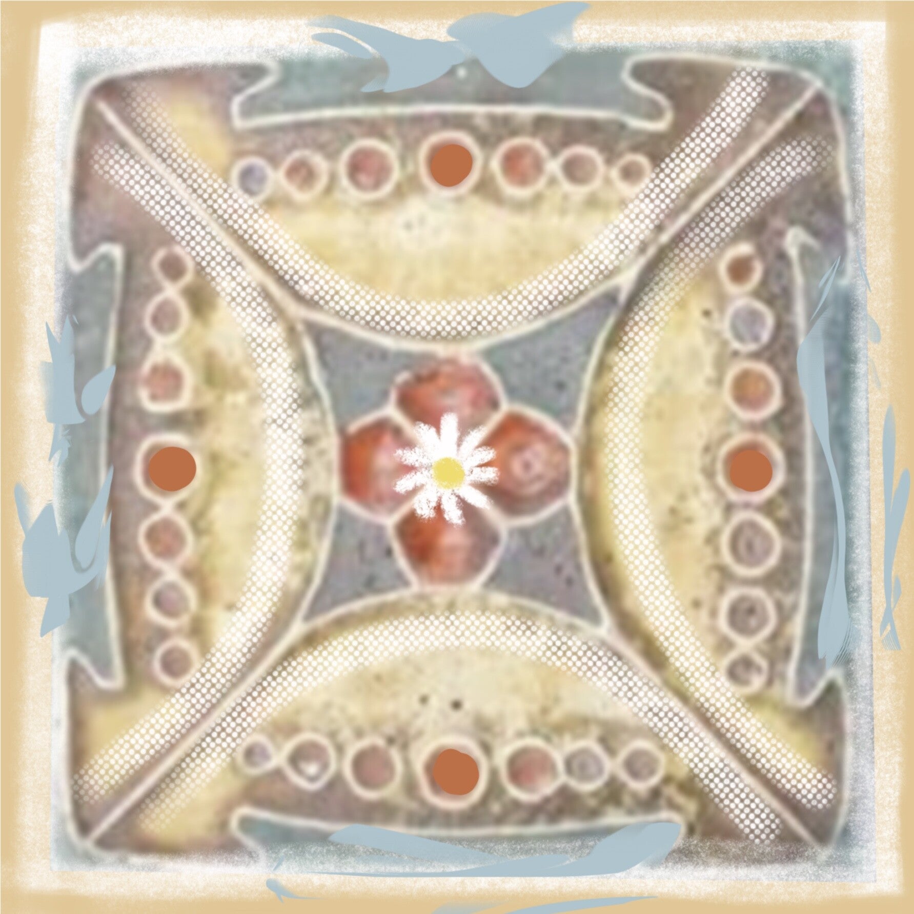 FT0072 Caleidoscoop Yellow