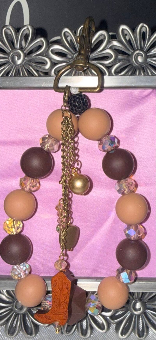 Handmade Western themed Keychain