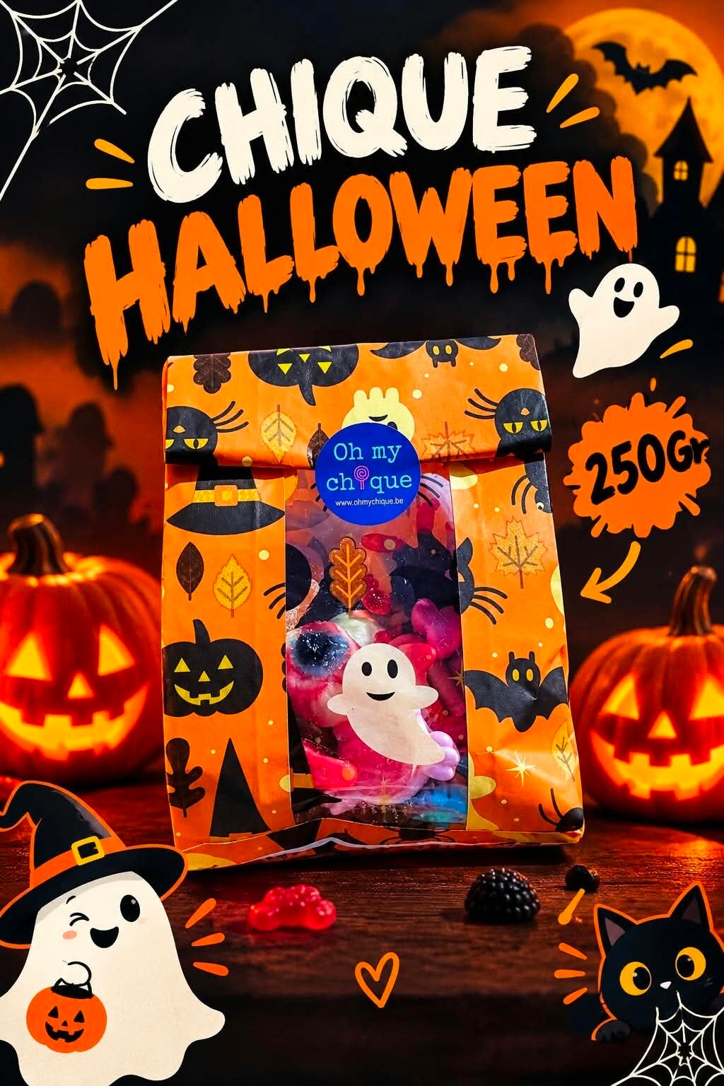 Sachet halloween vrac 250gr