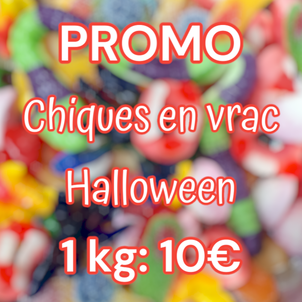 1kg Mix chiques en vrac halloween