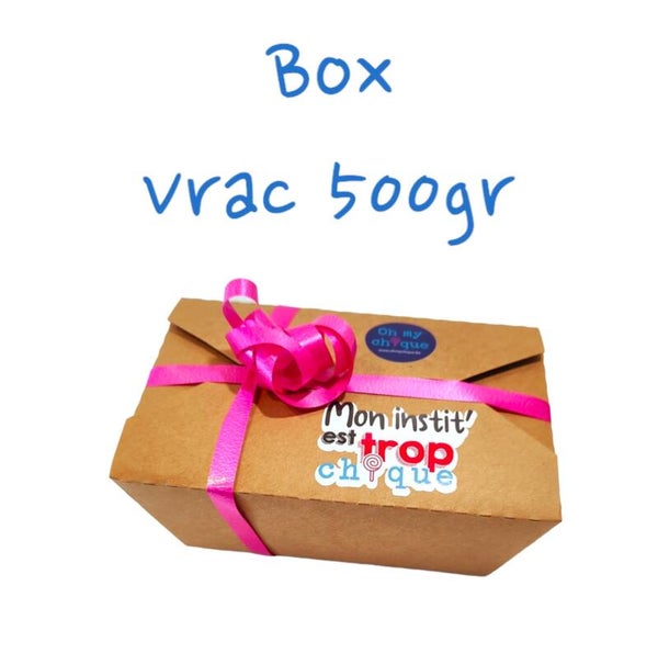 Box vrac 500gr fin d'année scolaire
