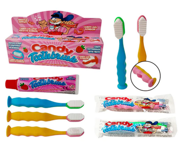 Brosse à dents avec dentifrice chique