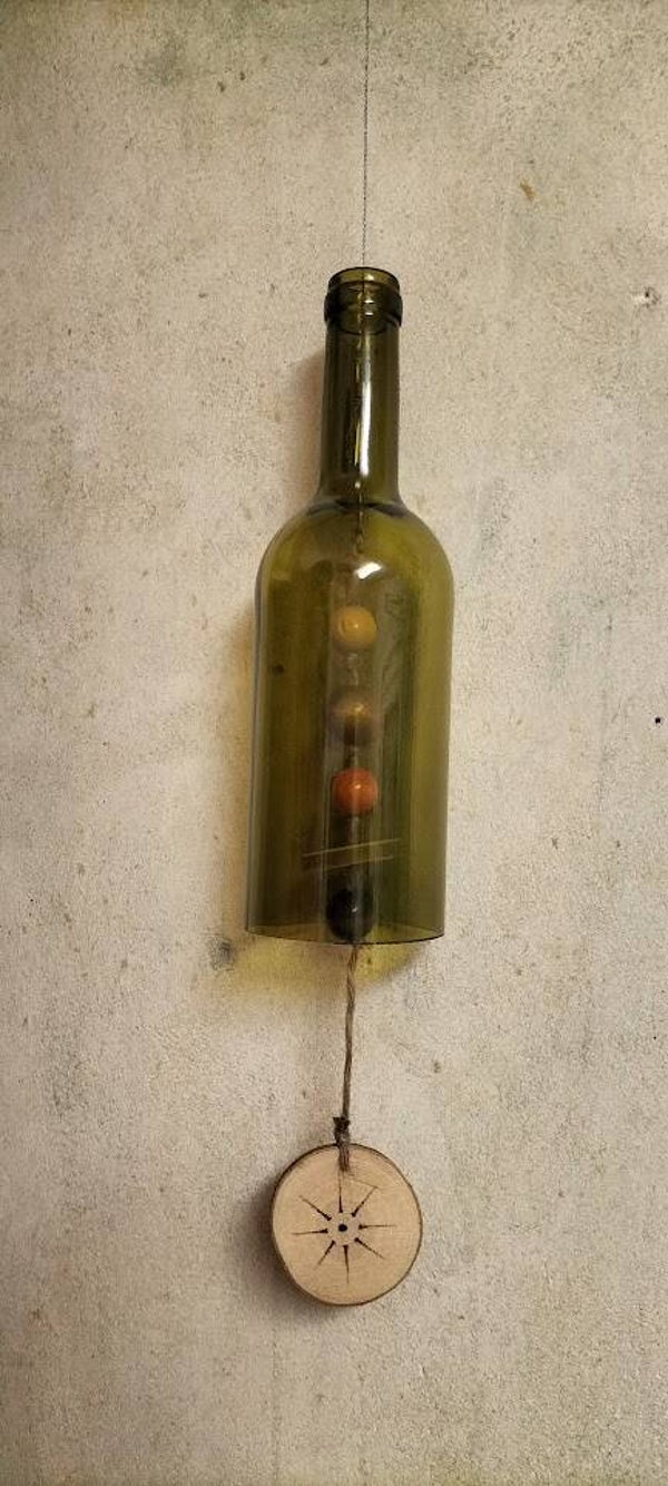 Flessenwindgongen verschillende kleuren