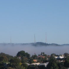View west to Mt Coot-tha from Brisbane inner south