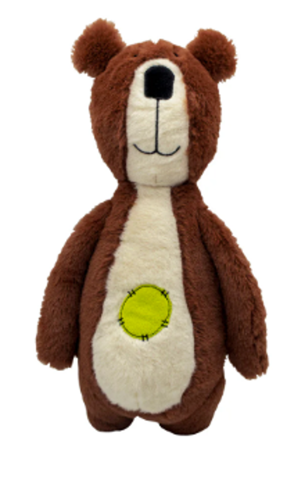 OURS EN PELUCHE "CHARLY" AVEC COUINEUR