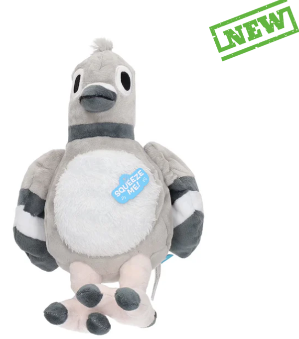 BARK FLOSSIE LE PIGEON, peluche
