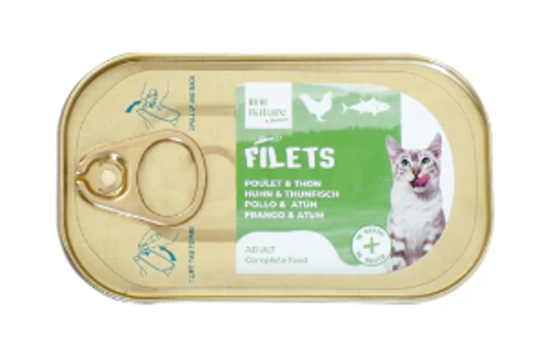 BUBI NATURE POULET ET THON EN BOUILLON 12 x 85G