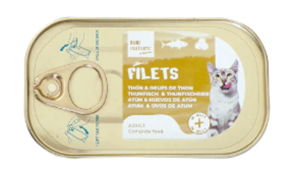 BUBI NATURE THON ET ŒUF DE THON EN GELEE 12 x 85G