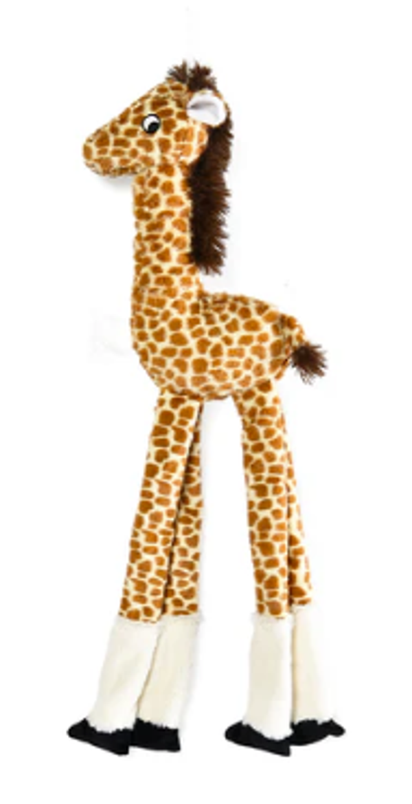 PELUCHE XXL GIRAFE AVEC SQUEAKER - 87CM