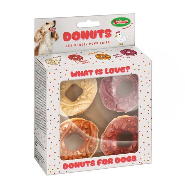PACK DE 4 DONUTS AU POULET ET FRUITS - Ø7CM