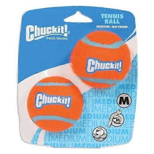 TENNIS BALL MEDIUM CHUCK IT 2 PACK