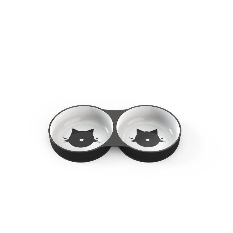 BUBIMEX BOL CÉRAMIQUE DOUBLE 2X150ML, gamelle