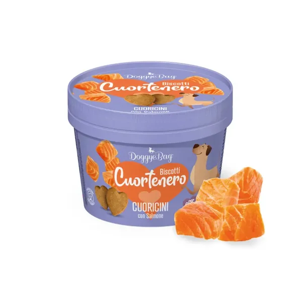 DOGGYEBAG CUORTENERO CUORICINI AU SAUMON 150 g