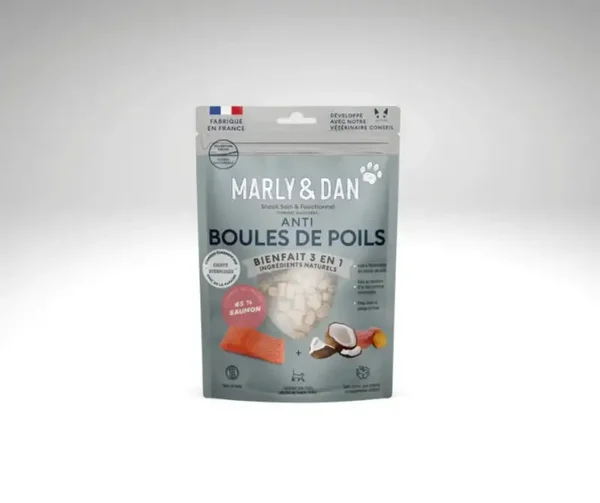 MARLY & DAN ANTI BOULES DE POIL - CHAT