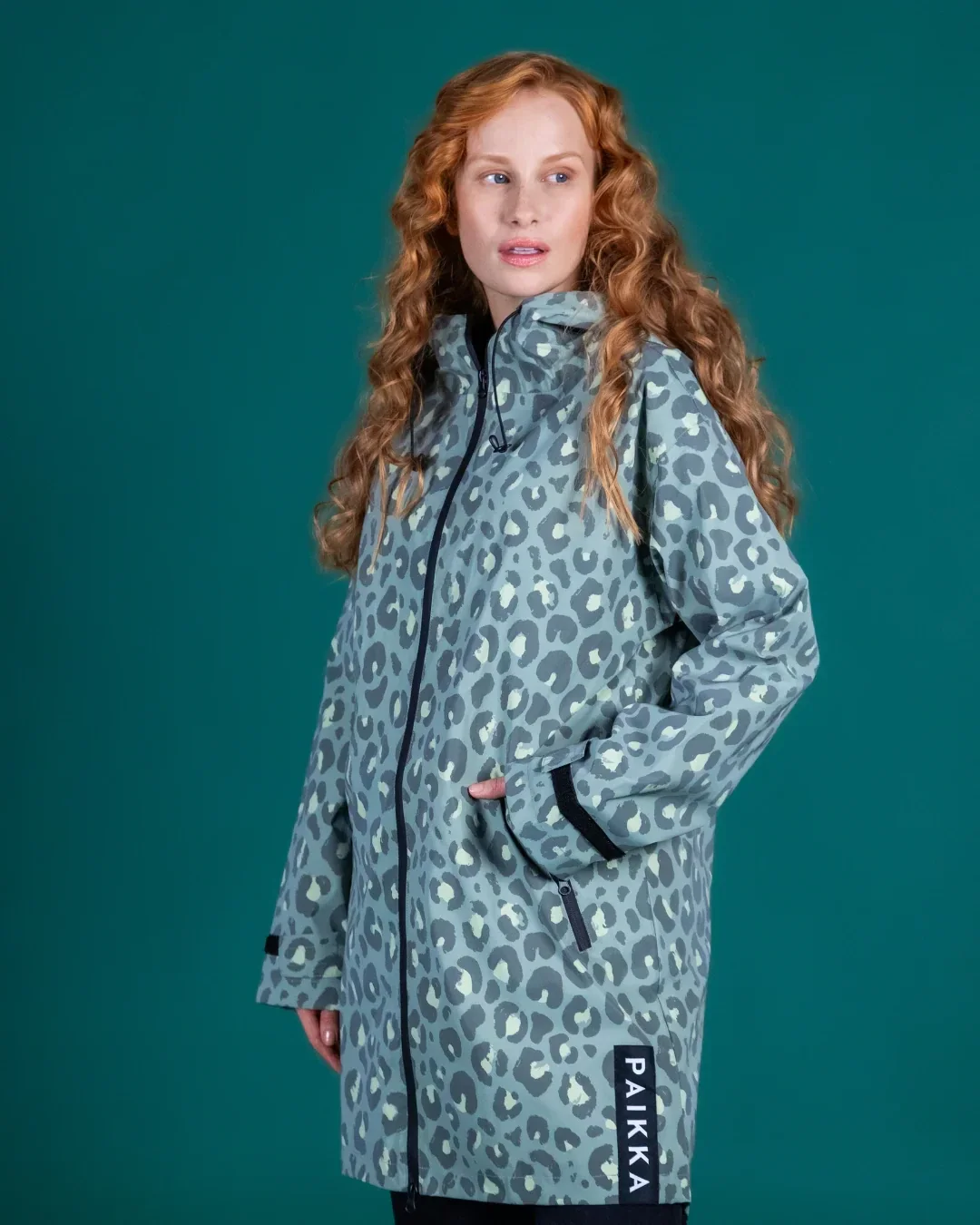 PAIKKA IMPERMEABLE VISIBILITY HUMAN VERT LEOPARD