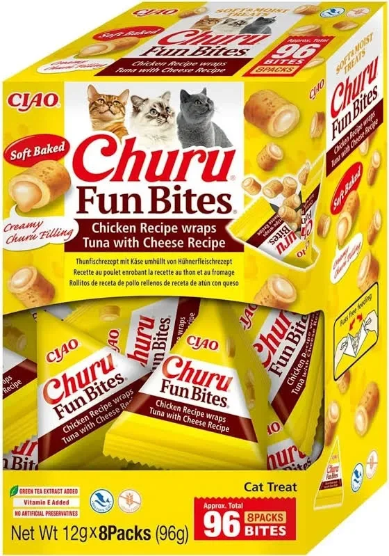 CHURU FUN BITES AU POULET AVEC THON ET FROMAGE