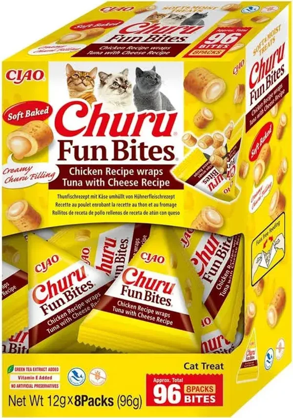 CHURU FUN BITES AU POULET AVEC THON ET FROMAGE