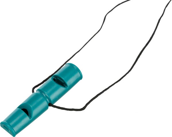 Sifflet à double son, en plastique, 7,5cm