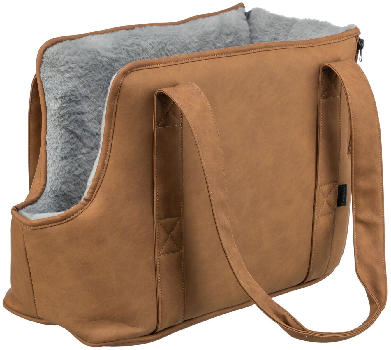 Sac Evelyn, brun/gris 40×30×20cm