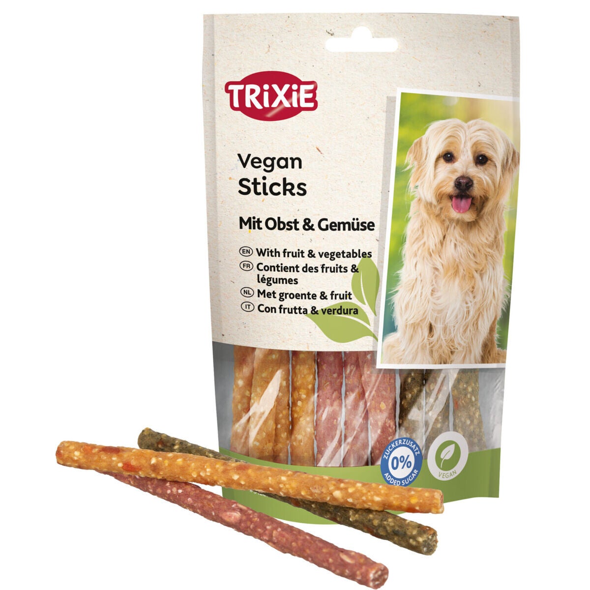 Vegan Sticks aux fruits & légumes, 100 g, TRIXIE