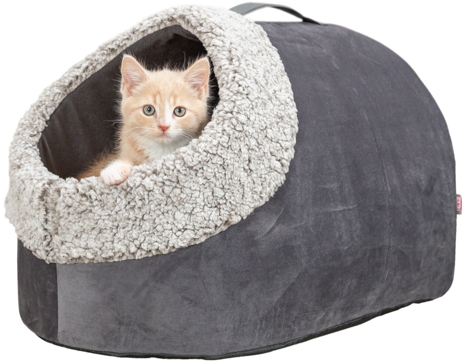 Abri Calida avec couche thermique, gris/blanc-noir 50×30×35cm