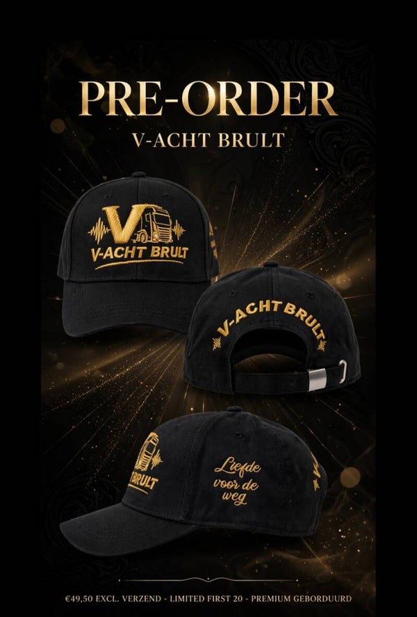 DE ENIGE EXCLUSIEVE V-ACHT BRULT CAP -LIMITED FIRST 20