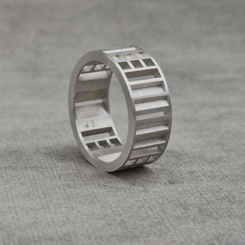 zilveren ring model Hoffmann A