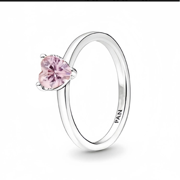 Ring Silver Heart Shape