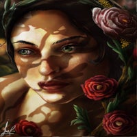 2025 Femme aux fleurs