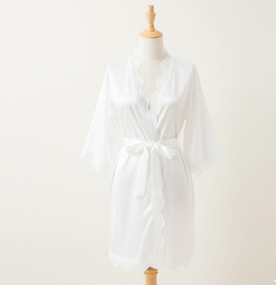 Set Bata Encaje con Pijama Encaje  o  Camisón Encaje