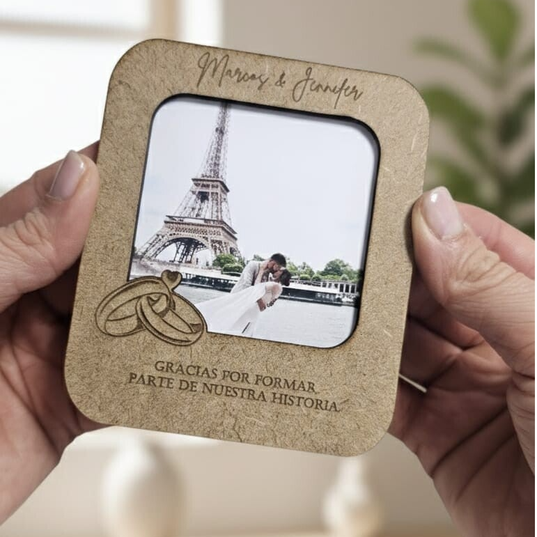 Porta foto con imán