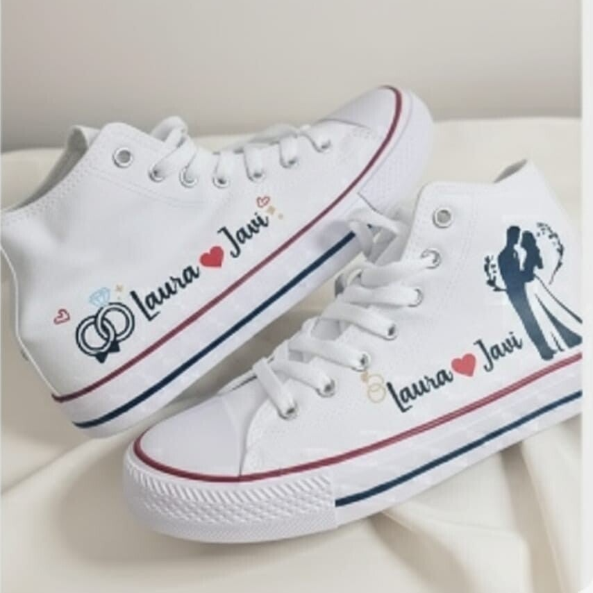 Zapatilla Novia Personalizada Bota