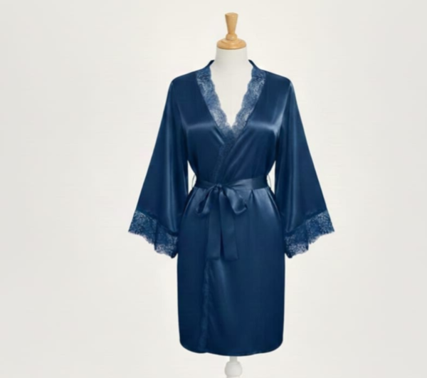 Bata Encaje Azul Real